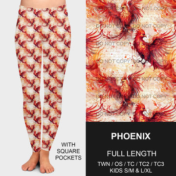 B190 - Preorder Phoenix Leggings w/ Pockets (Closes 10/27. ETA late Dec.)