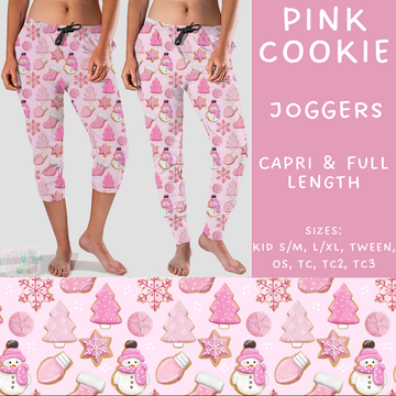 Batch #217 - Christmas Spirit - Closes 10/16 - ETA late Nov - Pink Cookie Full and Capri Length Joggers