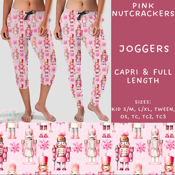 Batch #231 - Tis The Season - Closes 10/31 - ETA early/mid Dec - Pink Nutcrackers Full and Capri Length Joggers