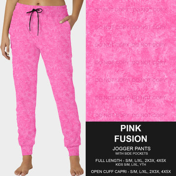 B216- Preorder Pink Fusion Joggers (Closes 3/09. ETA: late May)