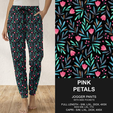 B317 - Preorder Pink Petals Joggers (Closes 10/18. ETA: late Dec.)