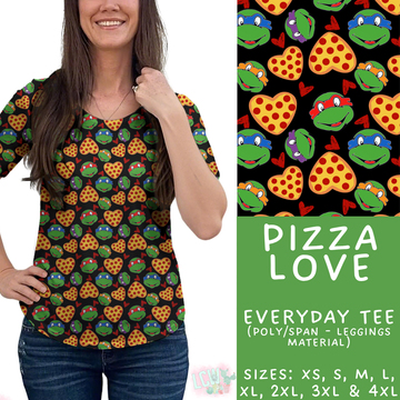 Batch #457 - Magical Character Love Collection - Closes 12/1 - ETA mid Jan - Pizza Love Everyday Tee