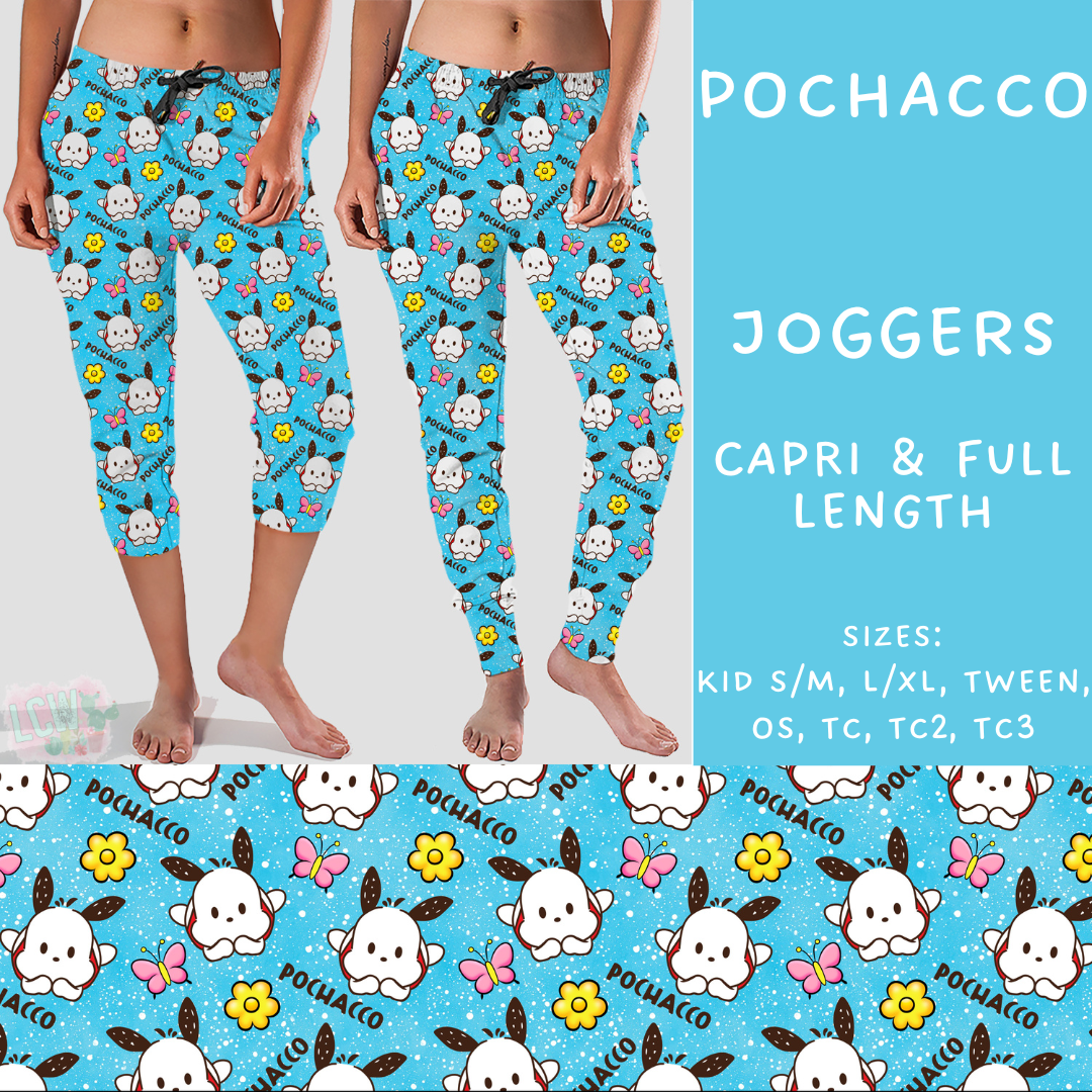 Batch #268 - November Request Run - Closes 1/10 - ETA late March - Pochacco Full and Capri Length Joggers