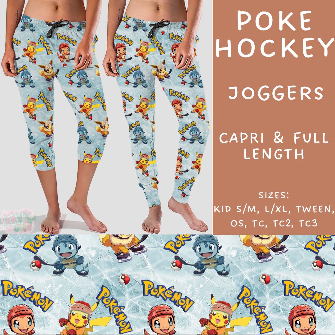 Batch #247 - Cool Characters 6 - Closes 12/2 - ETA late Jan - Poke Hockey Full and Capri Length Joggers