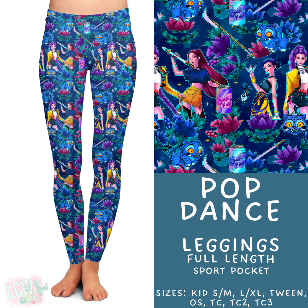 Batch #461 - October Request Run - Closes 12/9 - ETA late Jan - Pop Dance Full Length Leggings
