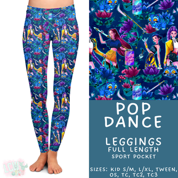 Batch #461 - October Request Run - Closes 12/9 - ETA late Jan - Pop Dance Full Length Leggings