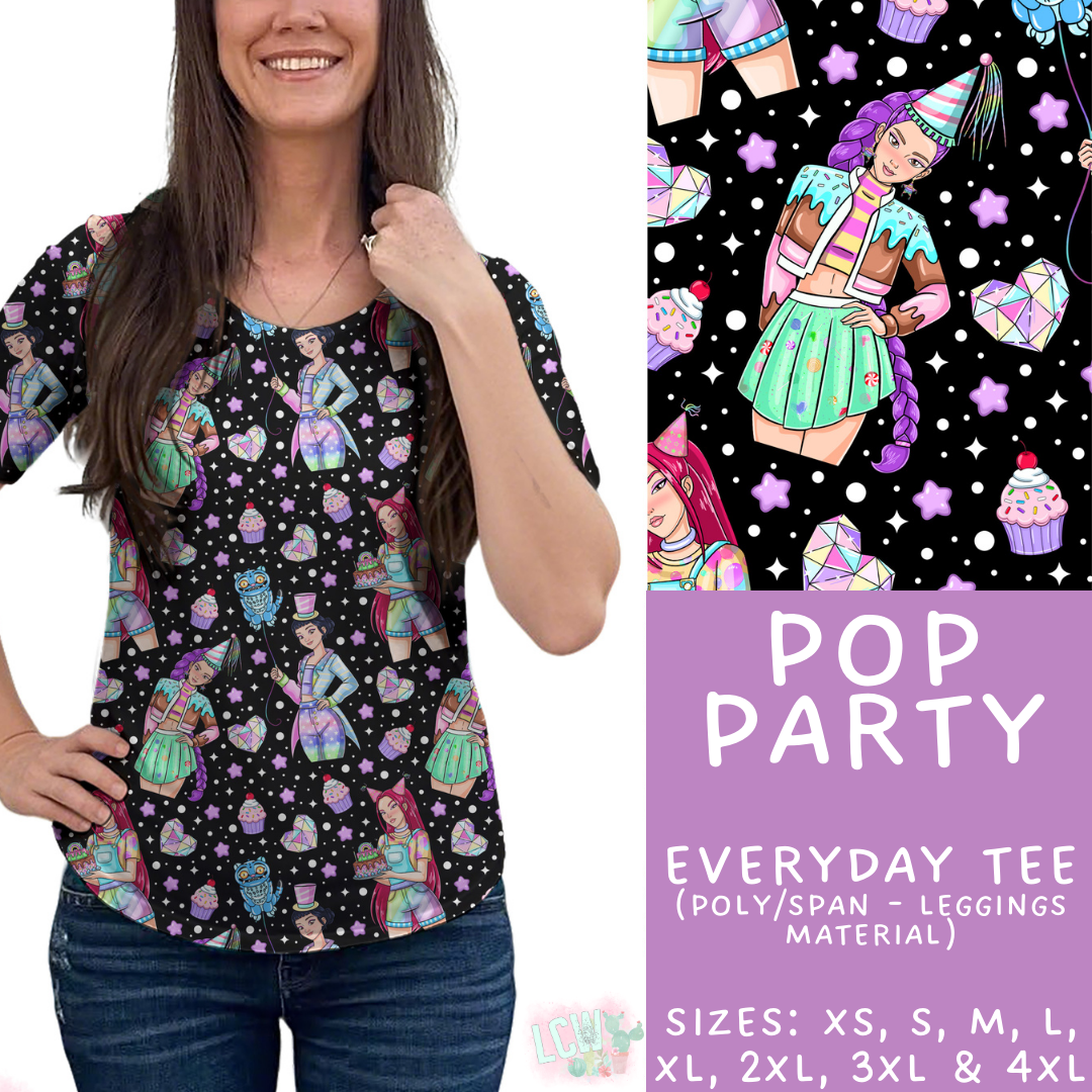 Batch #479 - Cool Characters 11 - Closes 1/21 - ETA mid/late March - Pop Party Everyday Tee