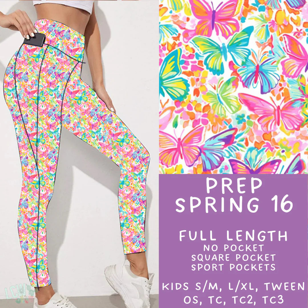 Ready To Ship - Preppy Spring 16 Leggings