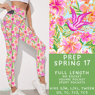 Ready To Ship - Preppy Spring 17 Leggings