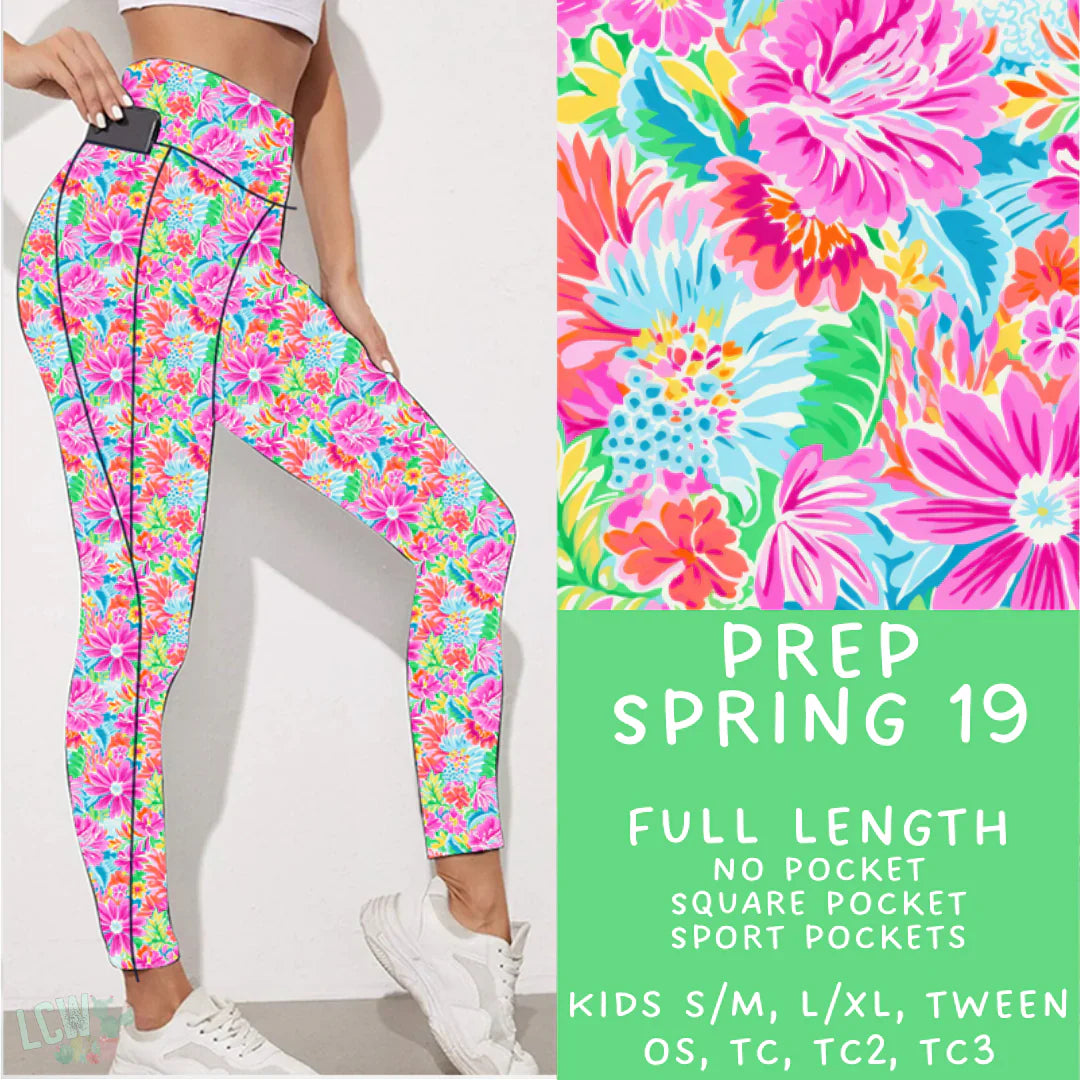 Ready To Ship - Preppy Spring 19 Leggings