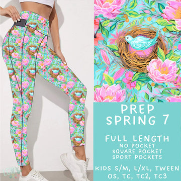 Ready To Ship - Preppy Spring 7 Leggings