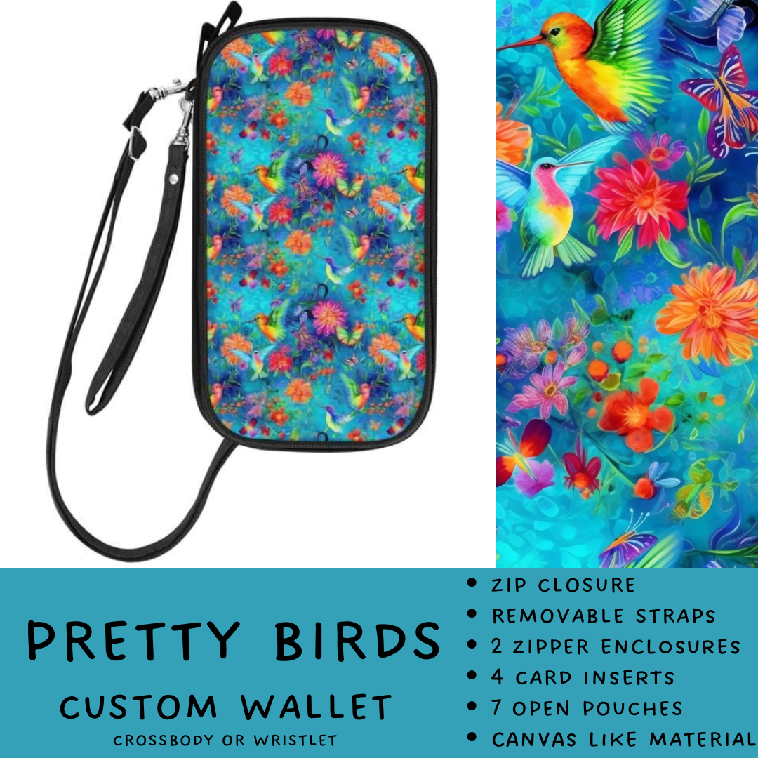 Batch #245 - The Crossbody Wallet - Closes 11/29 - ETA mid Jan - Pretty Birds Crossbody Wallet