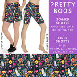 Ready to Ship - Pretty Boos Biker Shorts - OS Sport Pockets