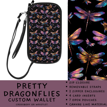 Batch #245 - The Crossbody Wallet - Closes 11/29 - ETA mid Jan - Pretty Dragonflies Crossbody Wallet