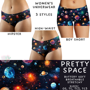 Batch #340 - Comfortable Underwear 4 - Closes 5/16 - ETA early July - Pretty Space Women's Underwear