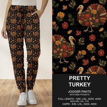 B308 - Preorder Pretty Turkey Joggers (Closes 8/16. ETA: late Oct.)