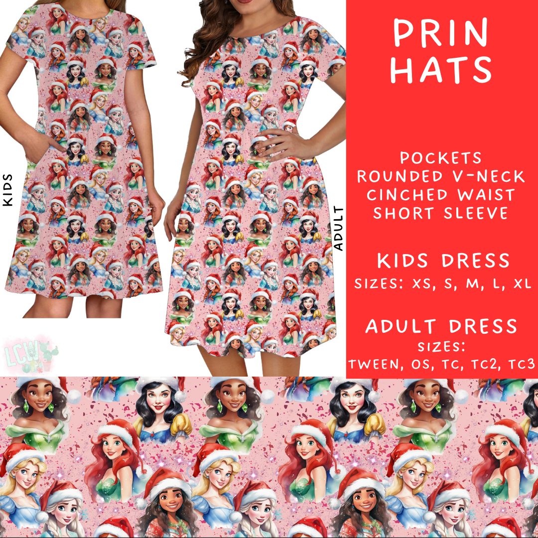 Batch #228 - Christmas Magic 2 - Closes 10/31 - ETA early/mid Dec - Prin Hats Adult & Kids Dresses