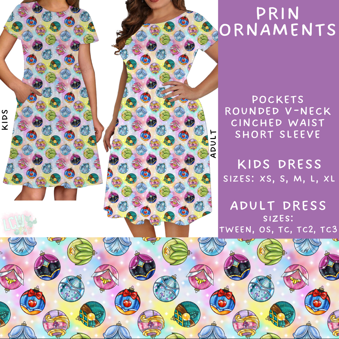 Batch #228 - Christmas Magic 2 - Closes 10/31 - ETA early/mid Dec - Prin ornaments Adult & Kids Dresses