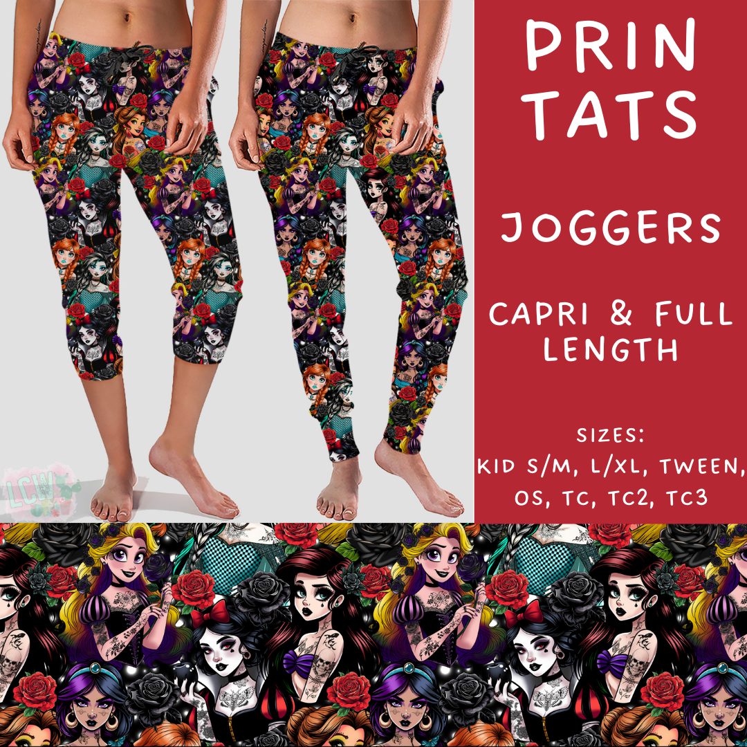 Batch #273 - Magical Faves 10 - Closes 1/20 - ETA late March - Prin Tats Full and Capri Length Joggers