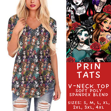 Batch #273 - Magical Faves 10 - Closes 1/20 - ETA late March - Prin Tats V-Neck Tee