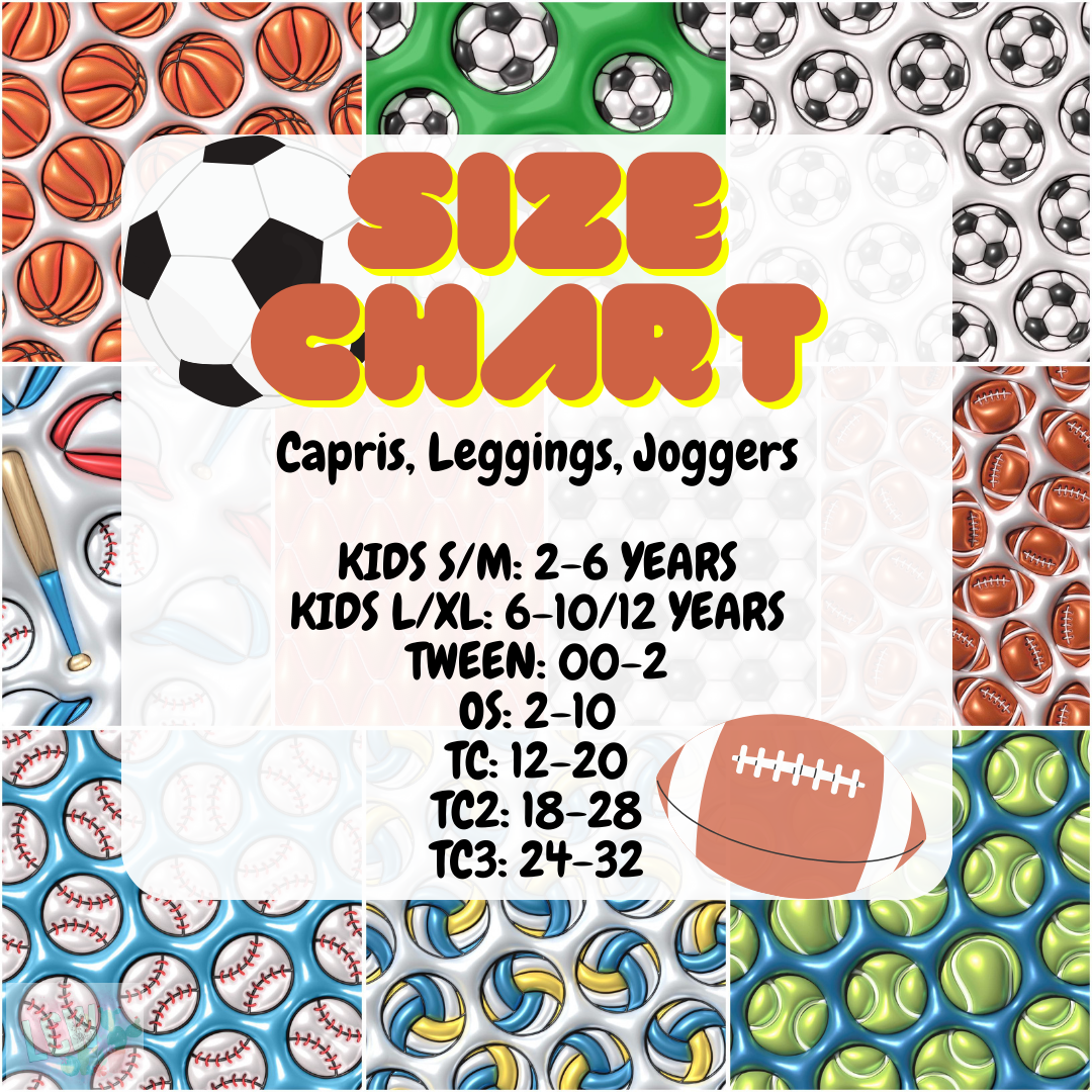 Ready To Ship - Puffy Football Leggings