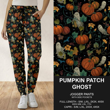 B299 - Preorder Pumpkin Patch Ghost Joggers (Closes 7/12. ETA: mid Sept.)