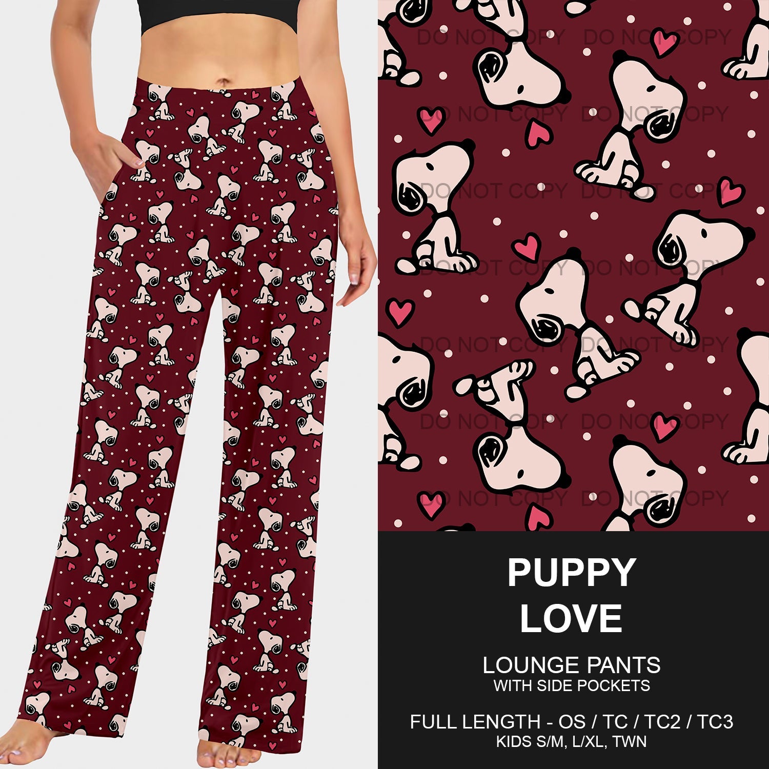 B196 - Preorder Puppy Love Lounge Pants (Closes 11/24. ETA late Jan.)