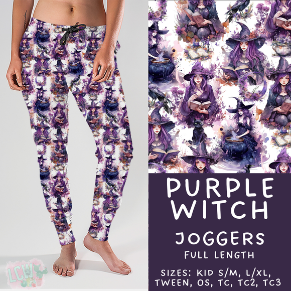 Ready To Ship - Purple Witch Joggers TC2
