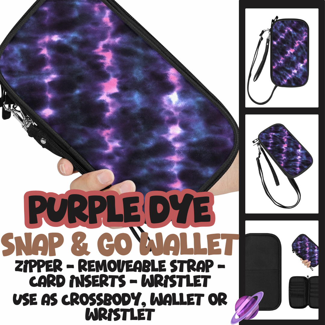 PURPLE DYE - SNAP & GO WALLETS PREORDER CLOSING 12/18