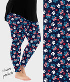 RTS - Patriotic Paws Leggings w/ Pockets