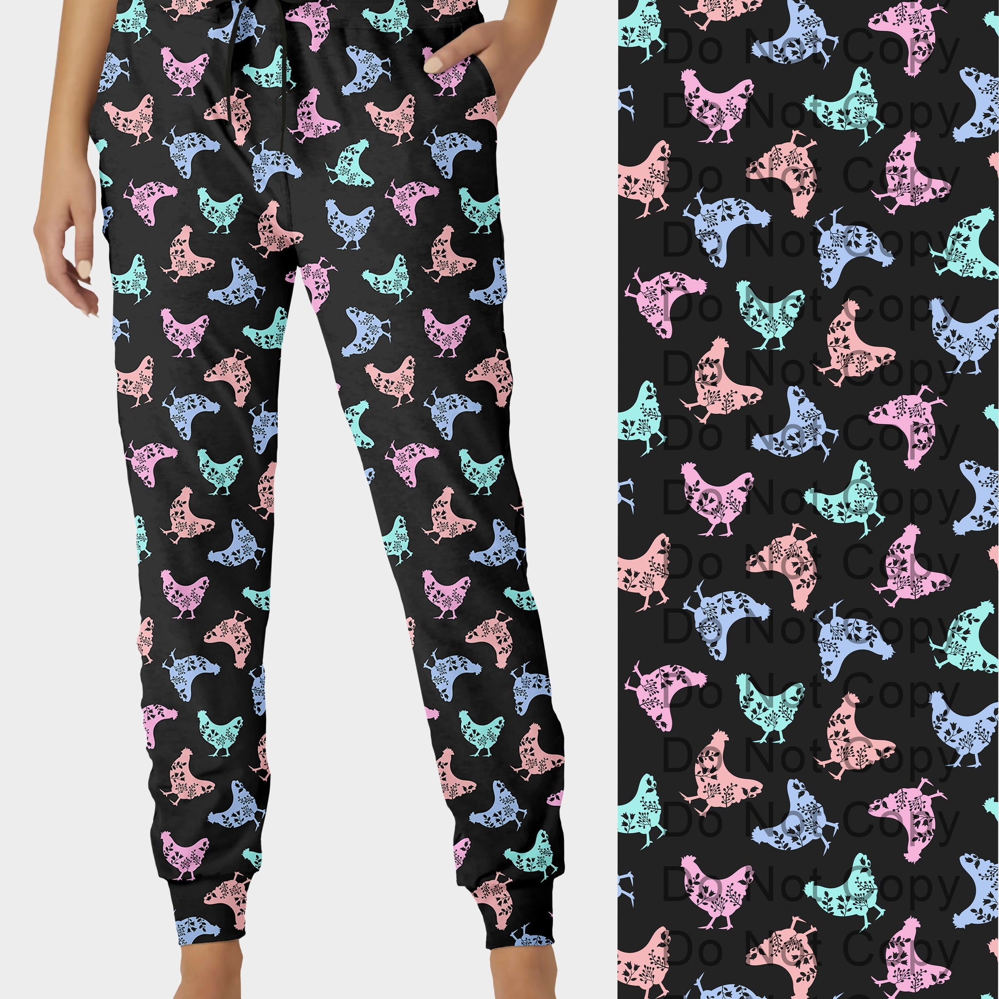 RTS - Pattern Chickens Joggers