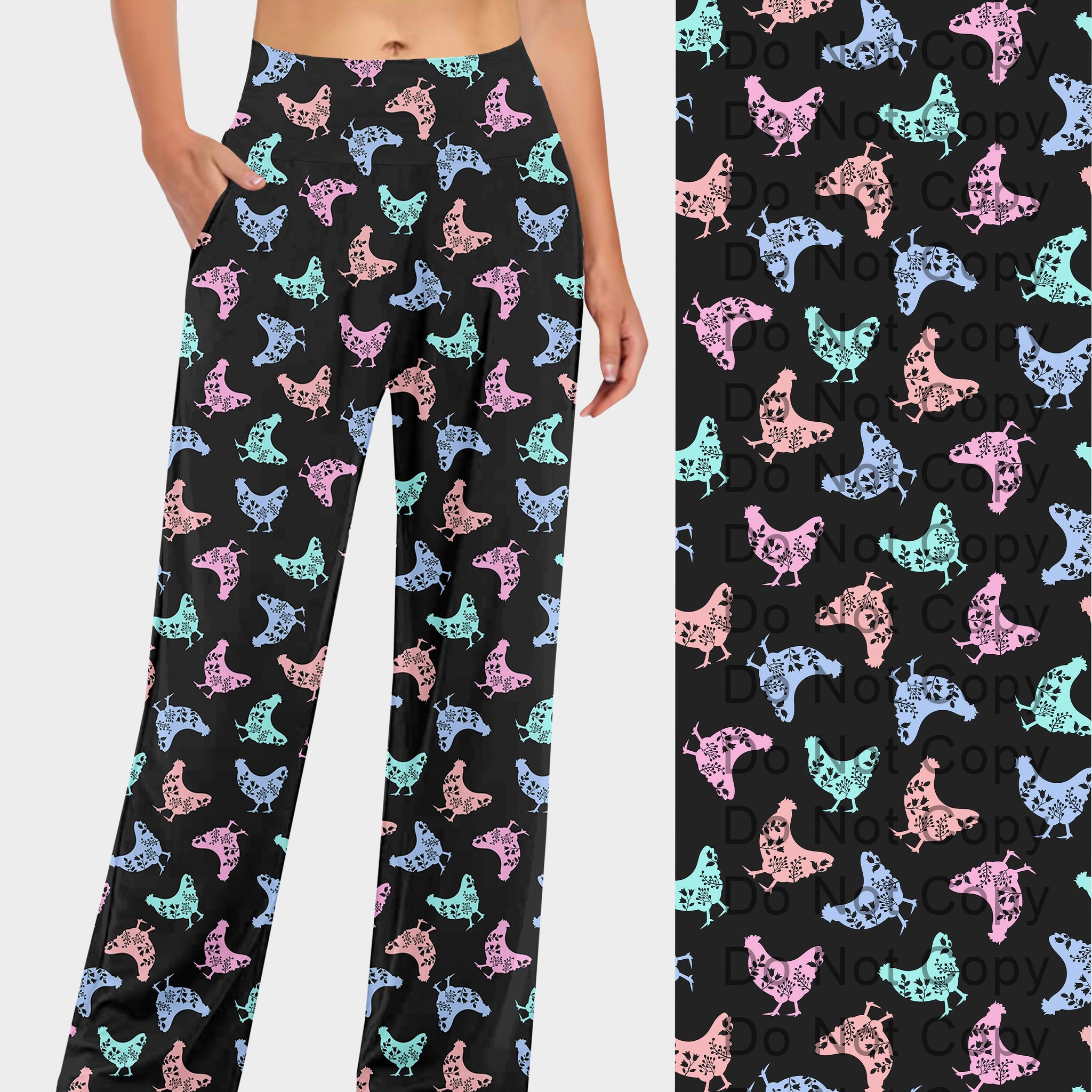 RTS - Pattern Chickens Lounge Pants