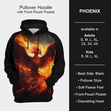 B199 - Preorder Phoenix Hoodie (Closes 12/11. ETA mid Feb.)