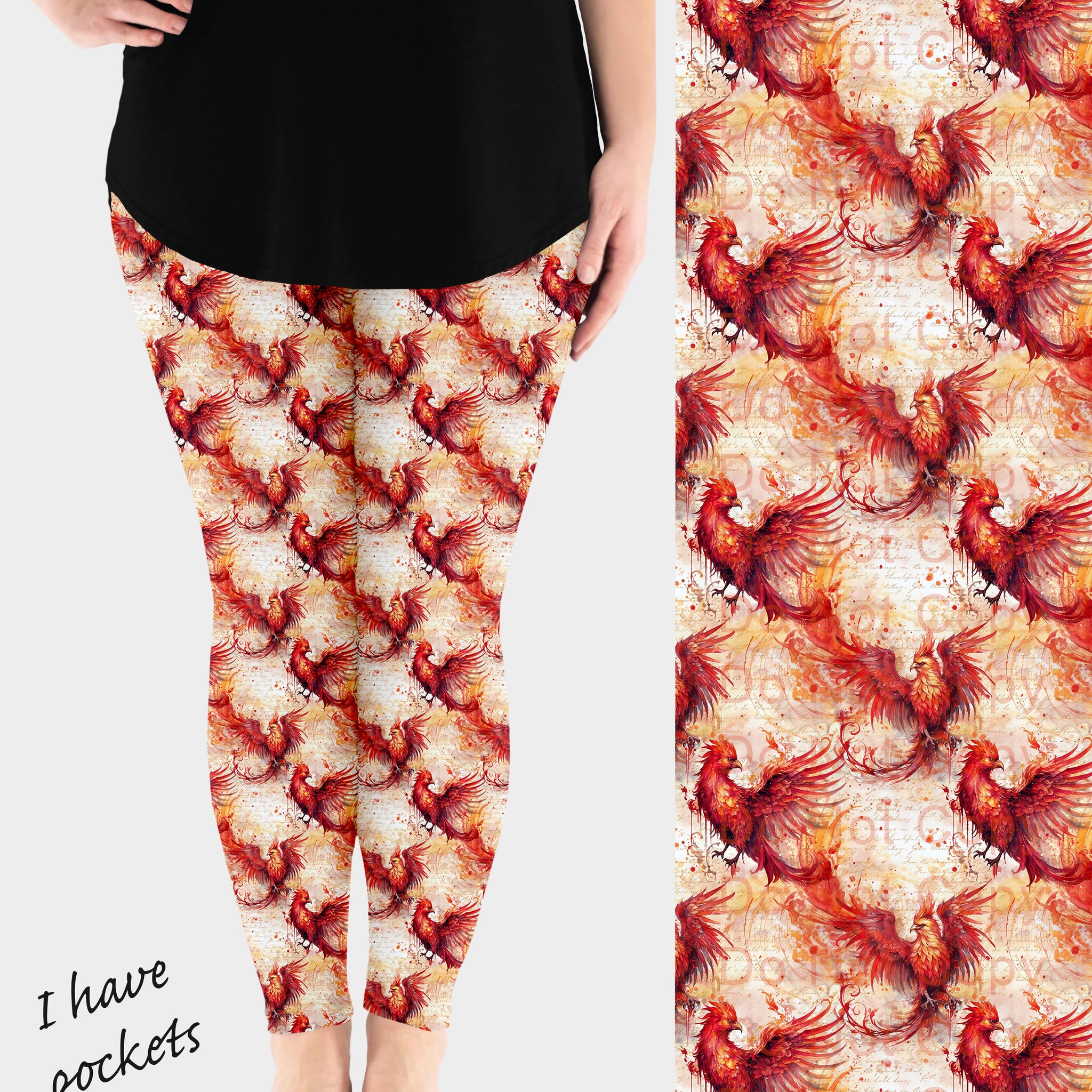 RTS - Phoenix Leggings w/ Pockets