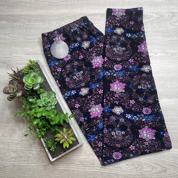 Galaxy Hidden Sugar Skull Leggings