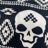 Geometric Tapestry Skull Print Soft Leggings