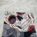 Rose Sugar Skull Soft Leggings