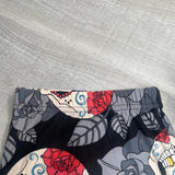 Rose Sugar Skull Soft Leggings