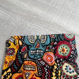 Earth Tone Sugar Skull Leggings - Buttery Soft Stretch for All-Day Wear - Classic Comfort Fit