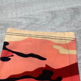 Orange Camo Print Leggings