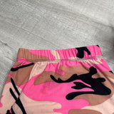 Pink Ice Cream Camo Print Soft Leggings