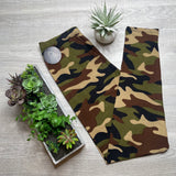 Green Camo Soft Leggings