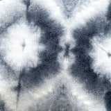 Gray & White Blurred Ikat Tie Dye Print Soft Leggings