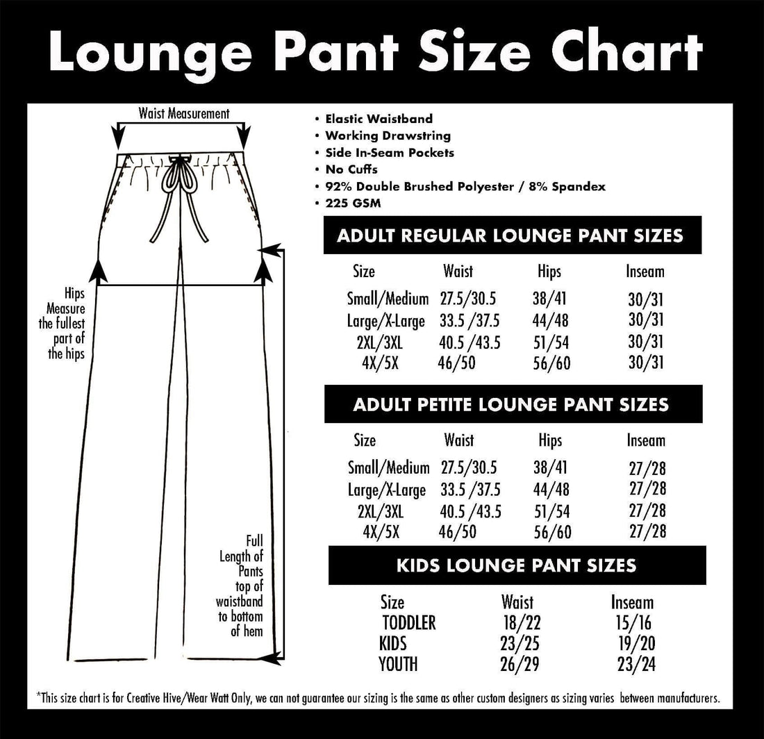 Black & White Crosshatch Lounge Pants