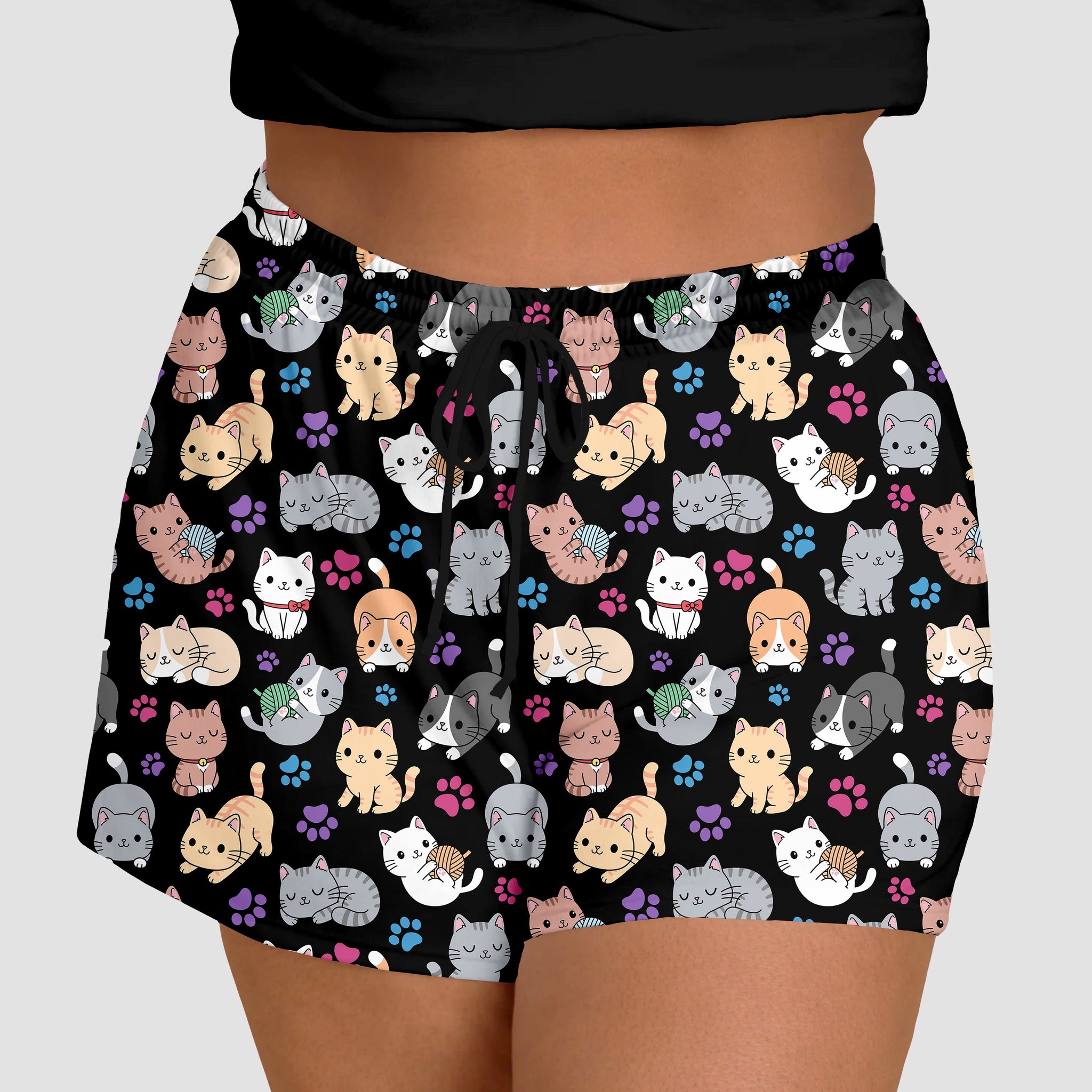 RTS - Playful Kittens 2.0 Jogger Shorts