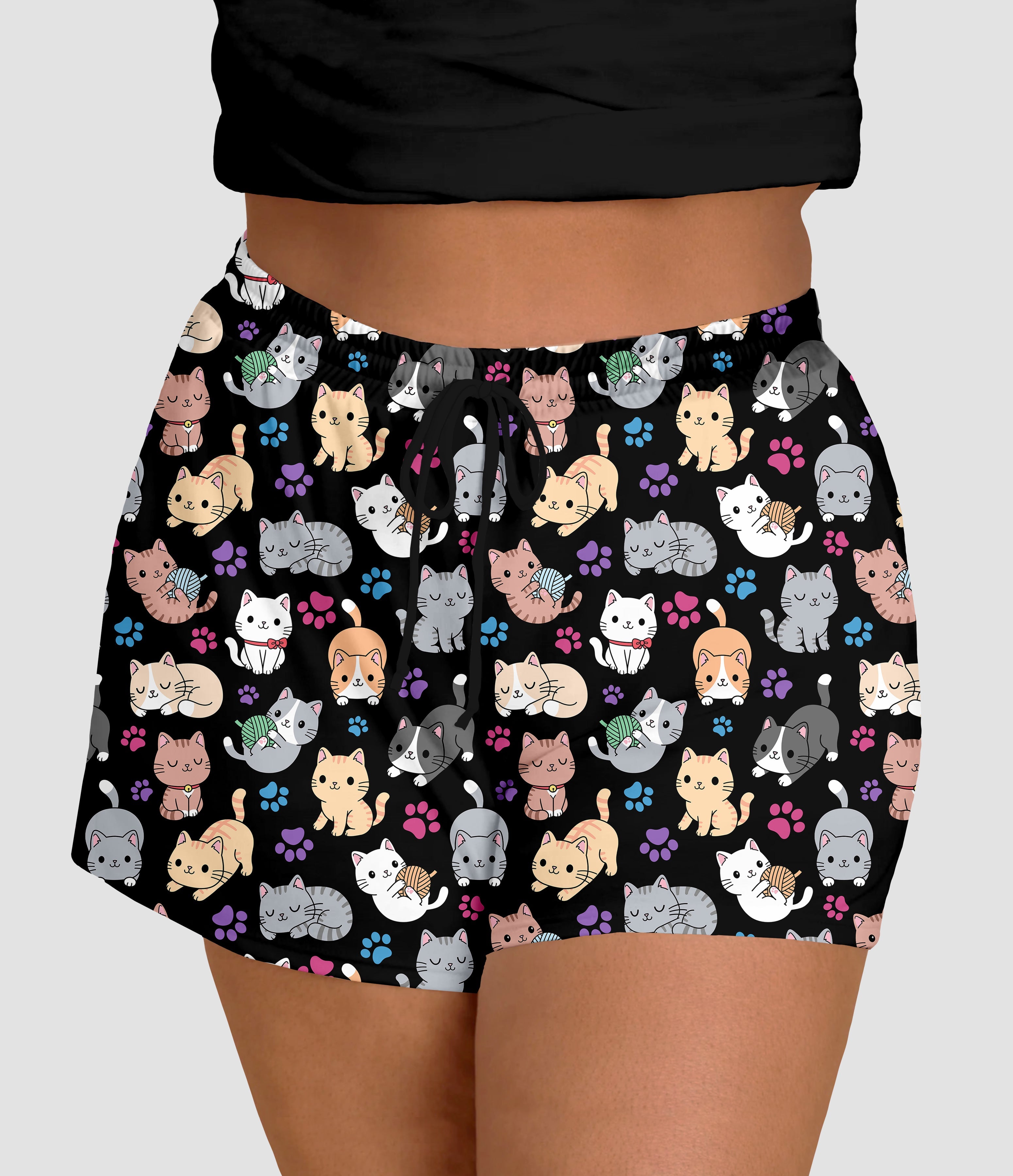 RTS - Playful Kittens 2.0 Jogger Shorts
