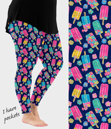 RTS - Popsicle Delight Leggings with Pockets