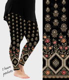 RTS - Pretty Lace Border Leggings w/ Pockets