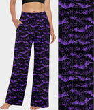 RTS - Purple Grunge Bats Lounge Pants
