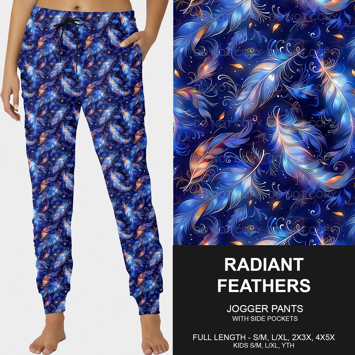 B203 - Preorder Radiant Feathers Joggers (Closes 12/29. ETA late March)